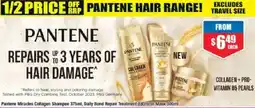 Chemist Warehouse Pantene Miracles Collagen Shampoo, Daily Bond Repair Treatment or Mask offer