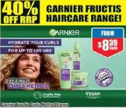 Chemist Warehouse Garnier Fructis Curls Method Range offer