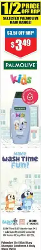 Chemist Warehouse Palmolive 3in1 Kids Bluey Shampoo, Condioner & Body Wash offer