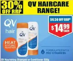 Chemist Warehouse QV Nourishing Shampoo or Conditioner offer
