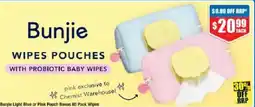 Chemist Warehouse Bunjie Light Blue or Pink Pouch Bonus offer