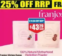 Chemist Warehouse Franjos Kitchen Range offer
