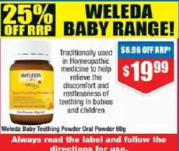 Chemist Warehouse Weleda Baby Teething Powder Oral Powder offer