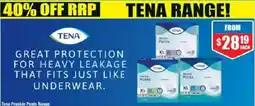 Chemist Warehouse Tena Proskin Pants Range offer