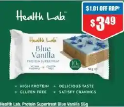 Chemist Warehouse Health Lab. Protein Supertreat Blue Vanilla offer