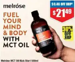 Chemist Warehouse Melrose MCT Oil Kick Start offer