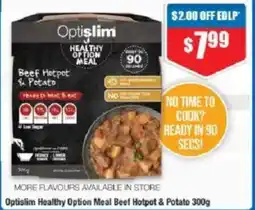 Chemist Warehouse Optislim Healthy Option Meal Beef Hotpot & Potato offer