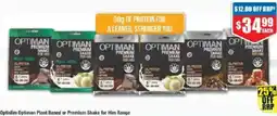 Chemist Warehouse Optislim Optiman Plant Based or Premium Shake for Him Range offer