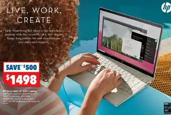 Harvey Norman HP Envy x360 13" @-in-1 Laptop offer