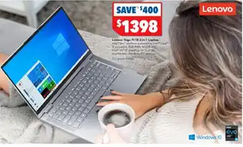 Harvey Norman Lenovo Yoga 7I-1E 2-in-1 Laptop offer