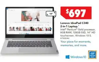 Harvey Norman Lenovo IdeaPad X340 2-in-1 Laptop offer