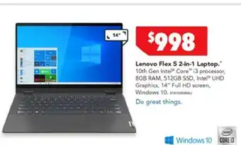 Harvey Norman Lenovo Flex 5 2-in-1 Laptop offer