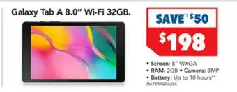 Galaxy Tab A 8.0" Wi-Fi 32GB