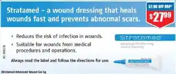 Chemist Warehouse Stratamed Advanced Wound Gel offer