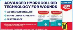 Chemist Warehouse Elastoplast Second Skin Protection Strips offer