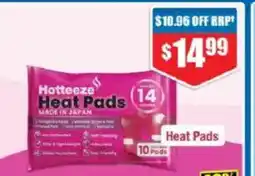 Chemist Warehouse Hotteeze Heat Pads offer