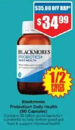 Chemist Warehouse Blackmores Probiotics+ Daily Health offer
