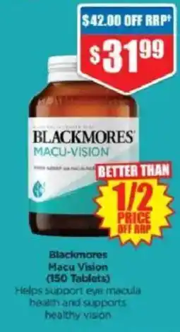Chemist Warehouse Blackmores Macu Vision offer