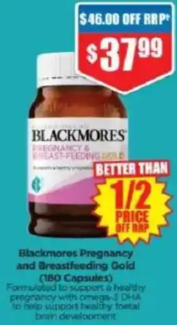 Chemist Warehouse Blackmores Pregnancy and Breastfeeding Gold offer