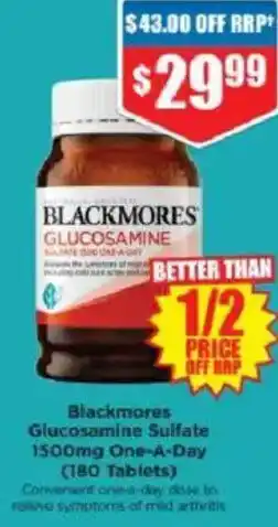 Chemist Warehouse Blackmores Glucosamine Sulfate offer