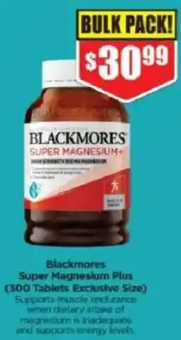 Chemist Warehouse Blackmores Super Magnesium Plus offer