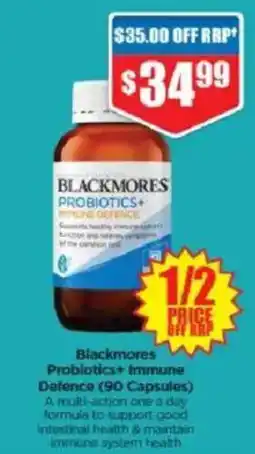Chemist Warehouse Blackmores Probiotics+ Immune Defence offer