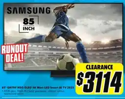 The Good Guys 85 qn70f neo qled 4k mini-led smart al tv 2025 offer