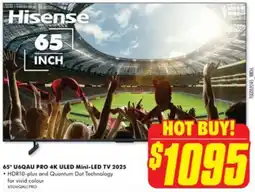 The Good Guys 65 u6qau pro 4k uled mini-led tv 2025 offer