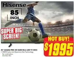 The Good Guys 85 U6QAU PRO 4K ULED Mini-LED TV 2025 offer