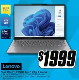 The Good Guys Yoga Slim 7 14 OLED Core Ultra 7 Laptop offer