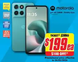The Good Guys motorola g57 5G 128GB - Fluidity Cyan offer