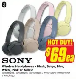 The Good Guys SONY Wireless Headphones offer
