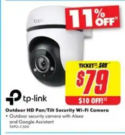 The Good Guys Outdoor HD Pan/Tilt Security Wi-Fi Camera offer