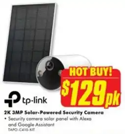 The Good Guys 2K 3MP Solar-Powered Security Camera offer