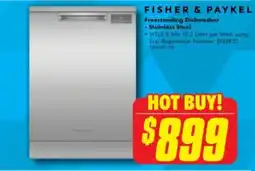 The Good Guys FISHER & PAYKEL Freestanding Dishwasher offer