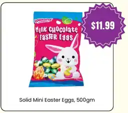 Cheap as Chips Solid Mini Easter Eggs offer