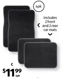 ALDI Carpet Car Mats offer