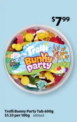 ALDI Trolli Bunny Party Tub offer