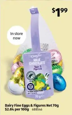 ALDI Dairy Fine Eggs & Figures Net offer