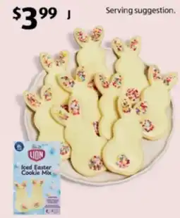 ALDI Lion Iced Easter Cookie Mix offer