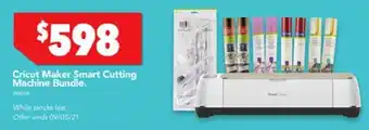 Harvey Norman Cricut Maker Smart Cutting Machine Bunble offer