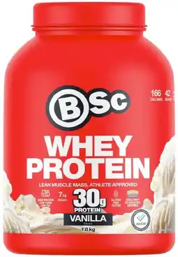 healthylife BSc Body Science Whey Protein Powder Vanilla offer