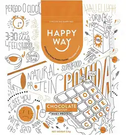 healthylife Happy Way Whey Protein Powder Chocolate offer