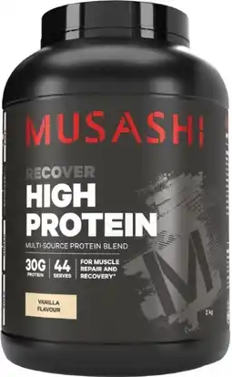 healthylife Musashi High Protein Vanilla offer