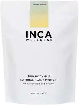 healthylife Inca Organics Skin Body Gut Natural Plant Protein Chocolate offer