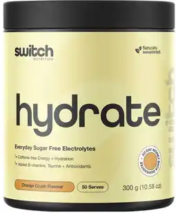 healthylife Switch Nutrition Hydrate Sugar Free Electrolytes Orange offer