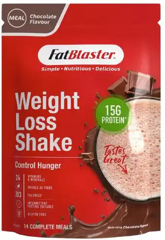 healthylife Naturopathica FatBlaster Weight Loss Shake Chocolate offer