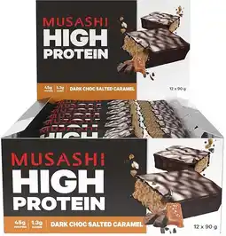 healthylife Musashi High Protein Bar Dark Choc Salted Caramel offer