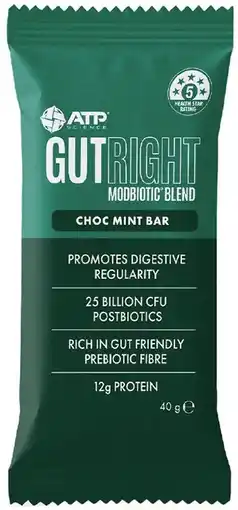 healthylife ATP Science Gutright Microbiotic Blend Choc Mint Bar offer