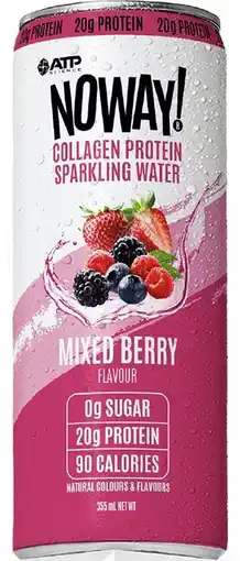healthylife ATP Science Noway Collagen Protein Water Sparkling Water Mixed Berry offer